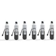 6 Pack – Black White